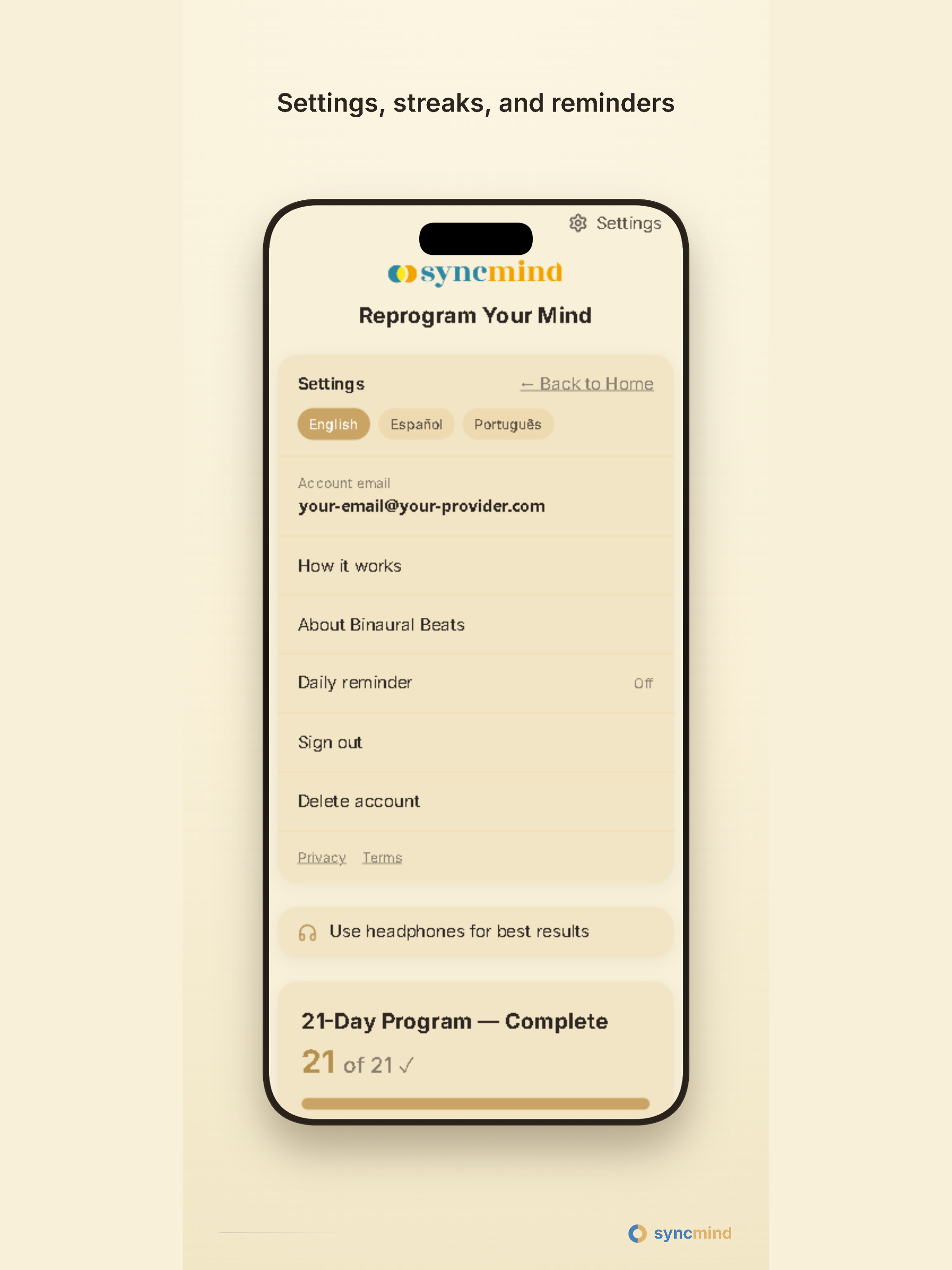 Reprogram Your Mind screenshot 12
