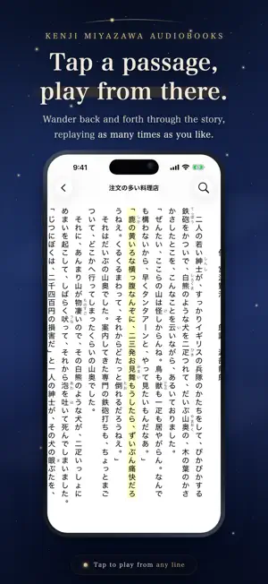 Kenji Miyazawa Audiobooks screenshot 4