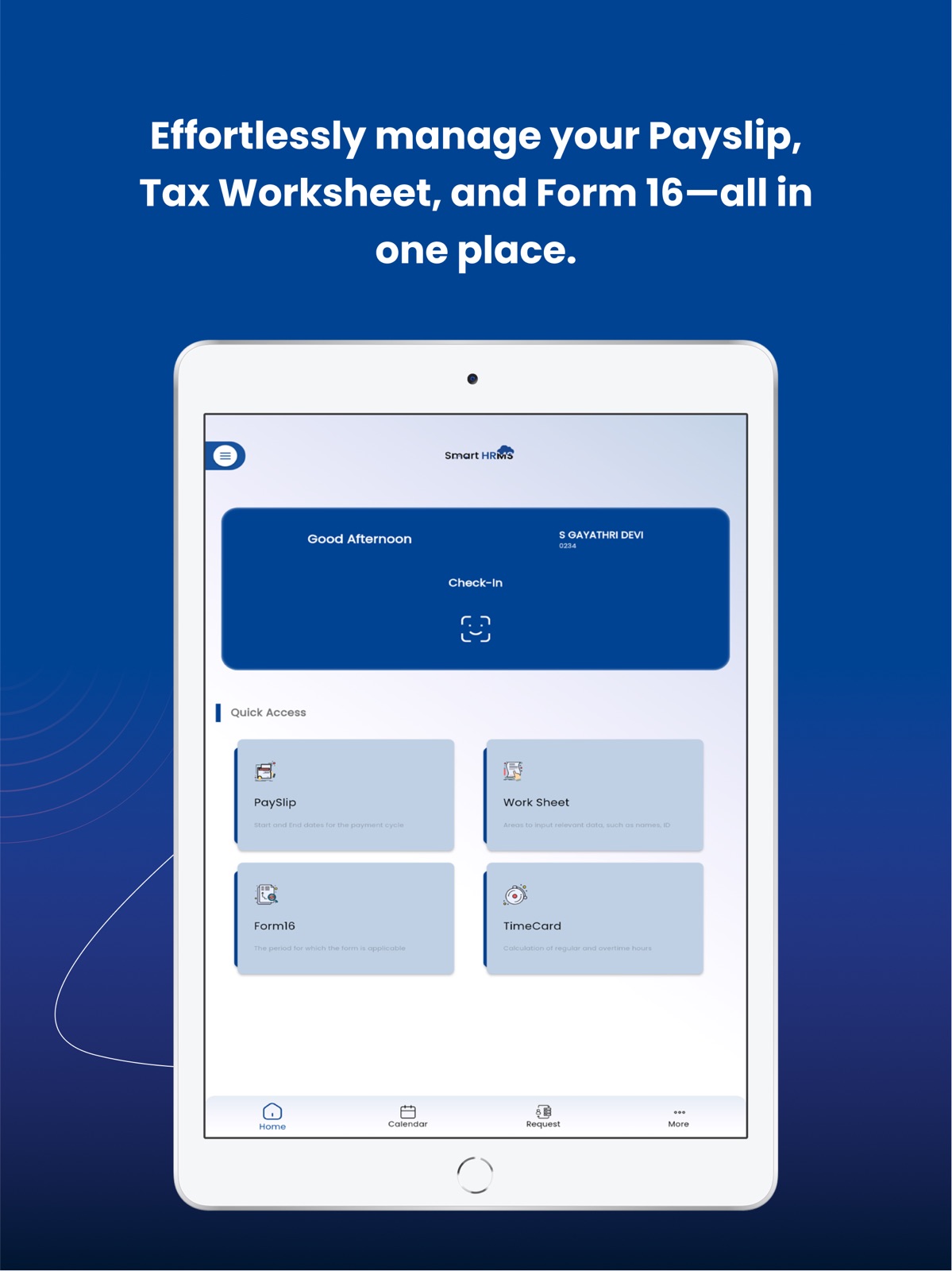 SMART HRMS - HR & Payroll ipad screenshot 1