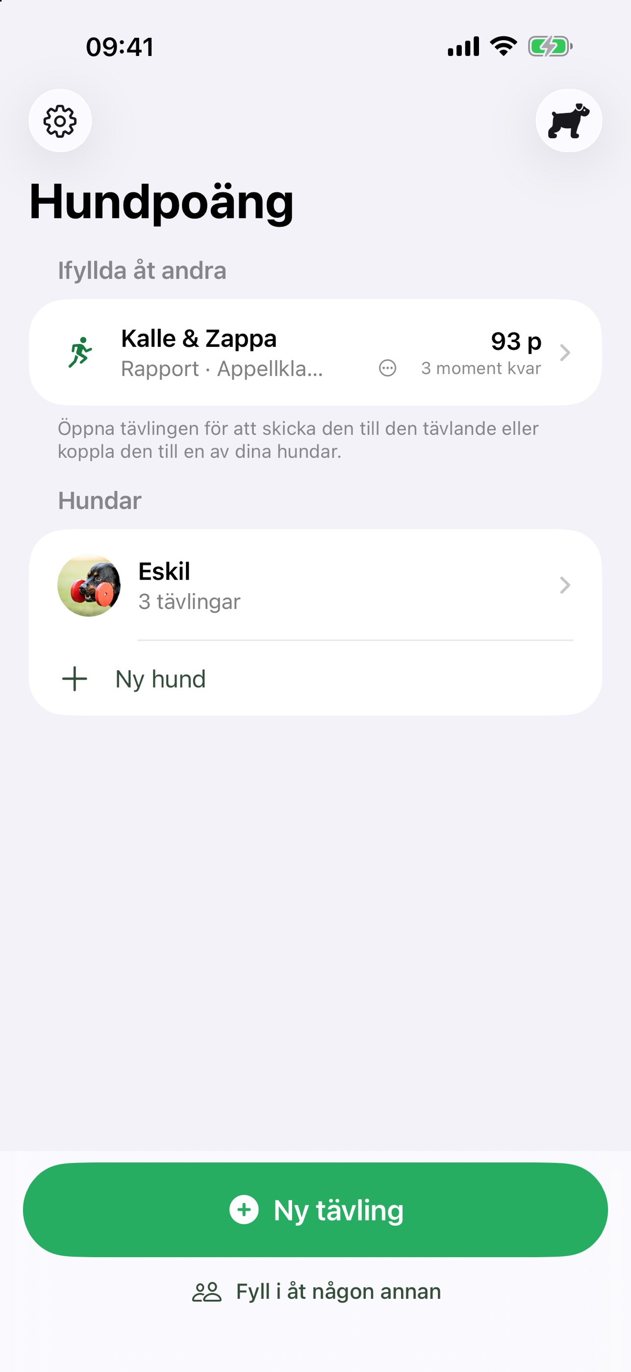 Screenshot 1 of Hundpoäng