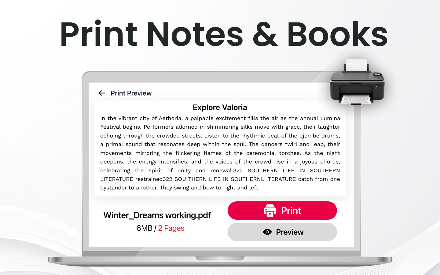 EPUB to PDF Converter - eBook