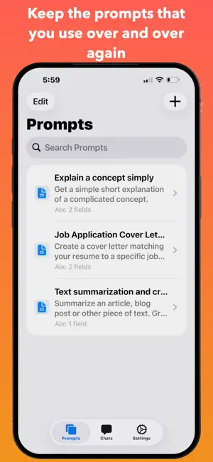 Prompts by E-String screenshot 1
