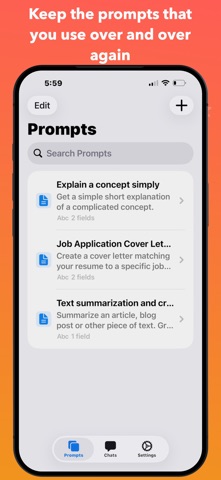 Prompts by E-String Screenshot 1 of 3