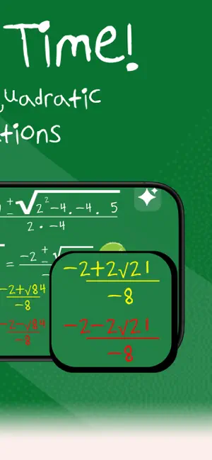 Quadratic Equation AI Solver screenshot 2