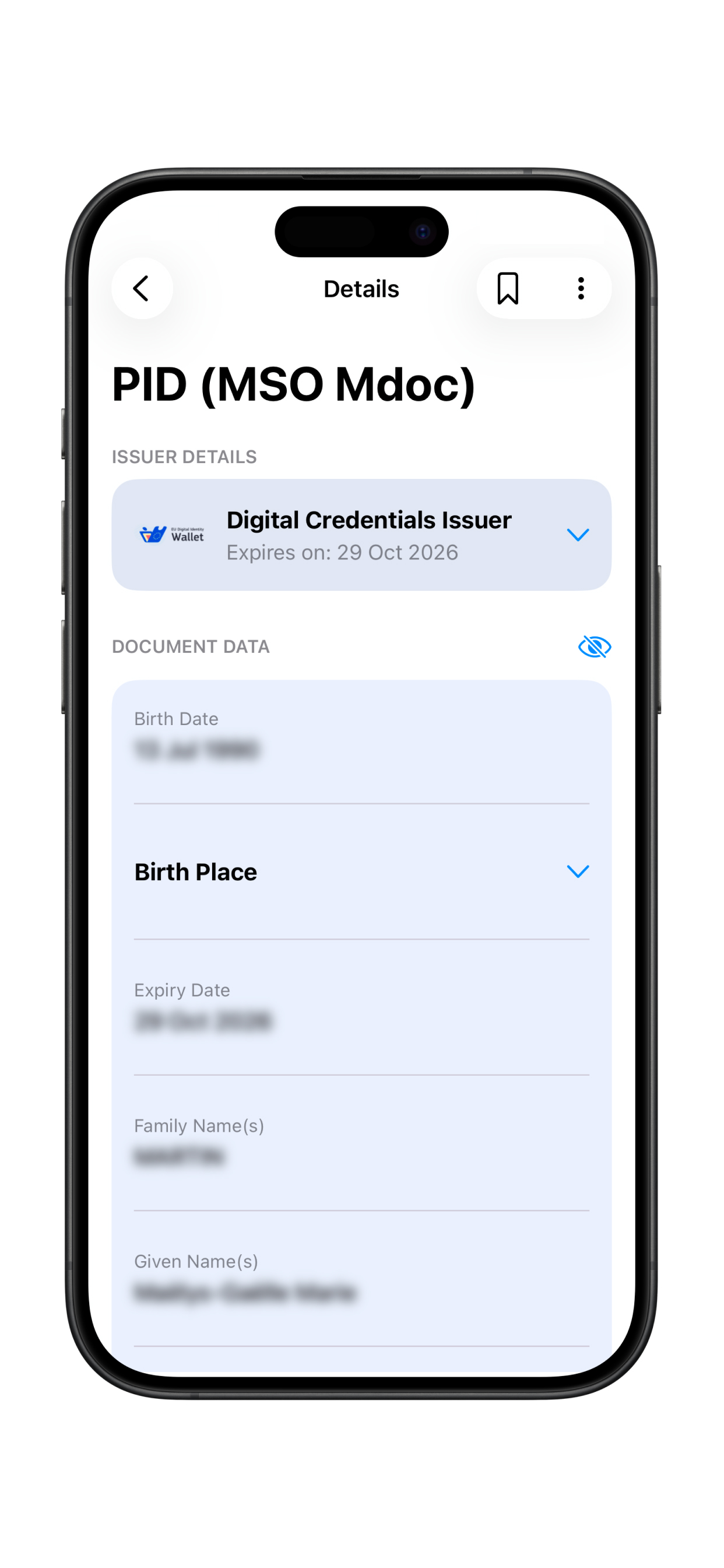 HopaeEUDIWallet screenshot 3