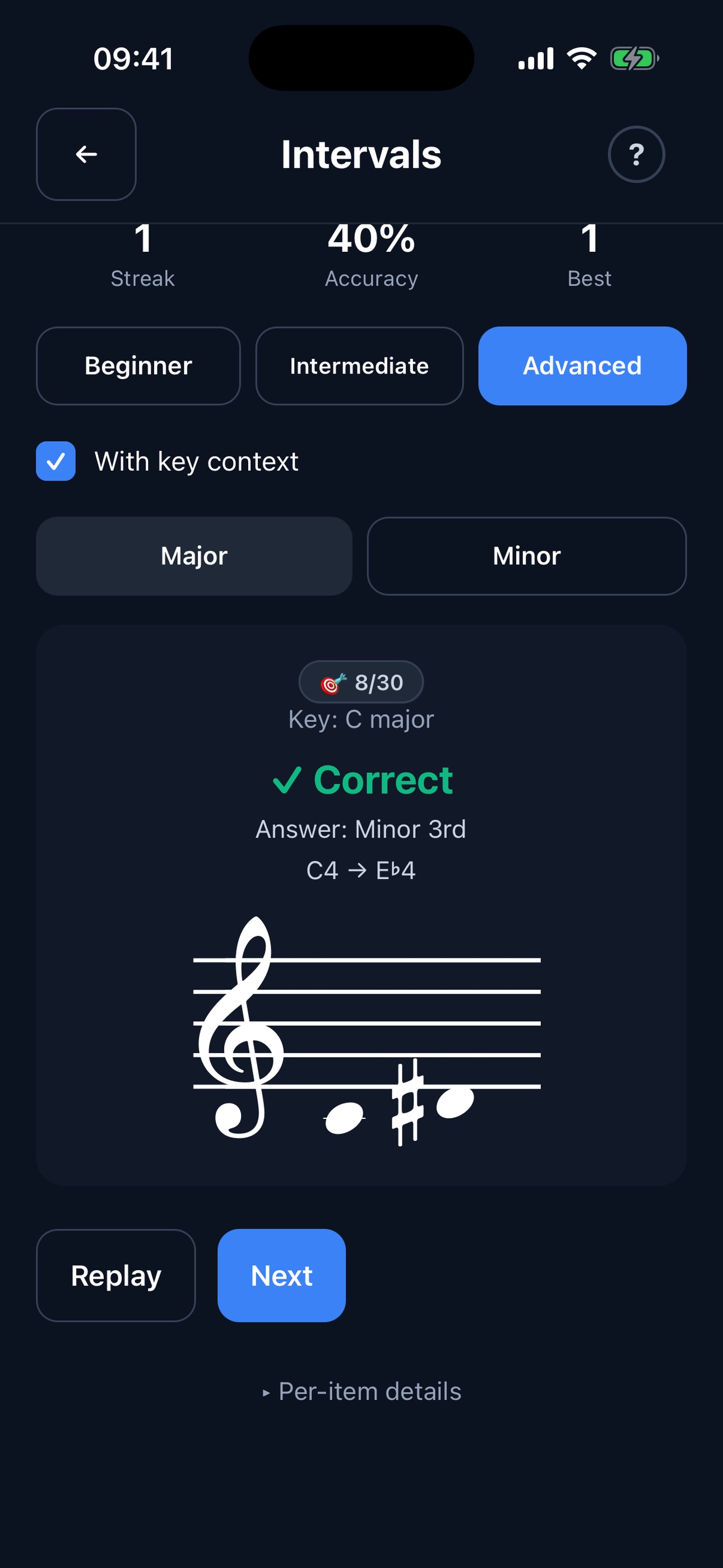 Screenshot 2 of Modalissimo Ear Training