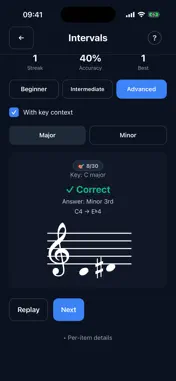 Modalissimo Ear Training screenshot 2