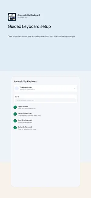 Accessibility Keyboard screenshot 4