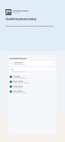 Accessibility Keyboard Screenshot 4 of 5