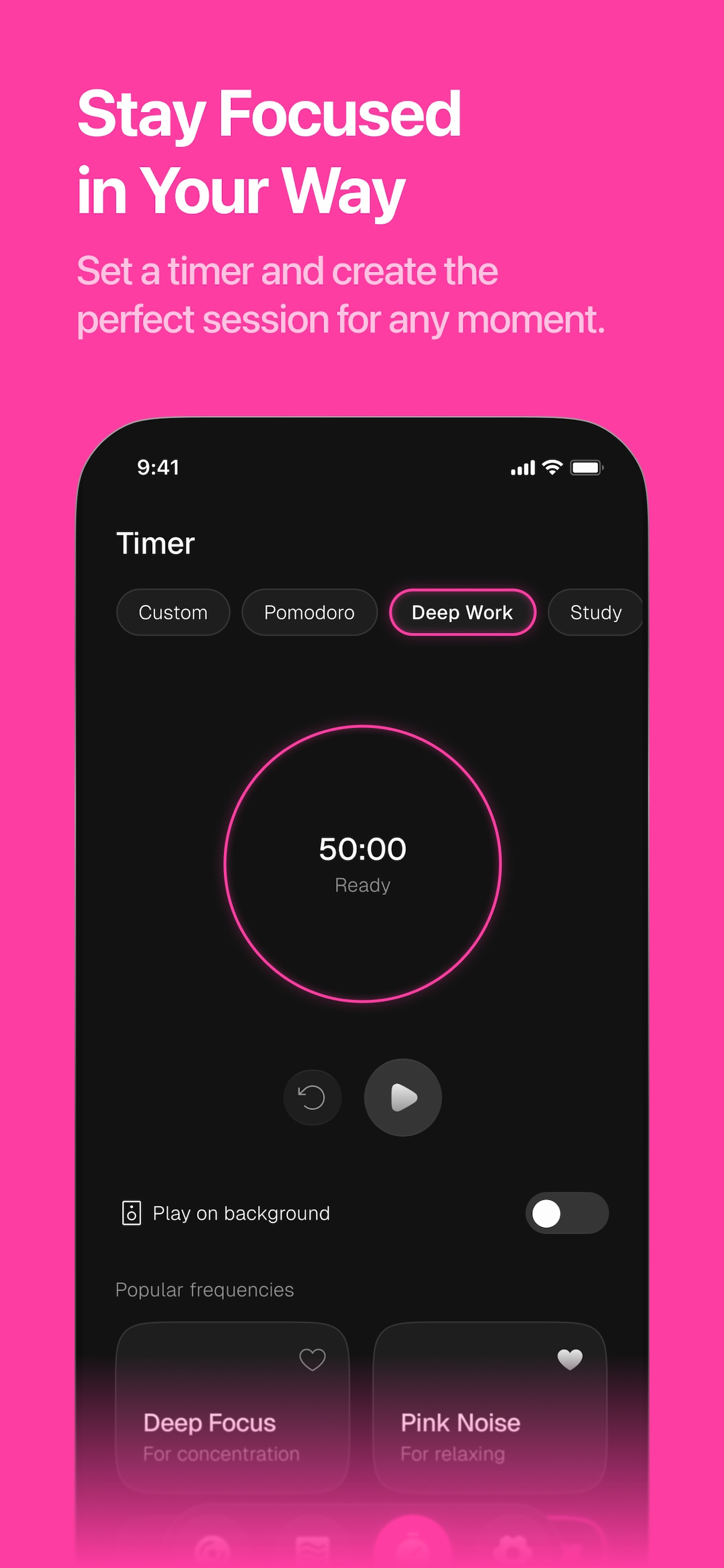ADHD Focus Sounds : Mudio screenshot 3