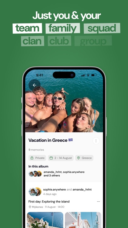 Comories - Share memories