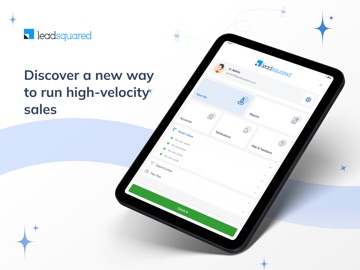 LeadSquared CRM iPad screenshot