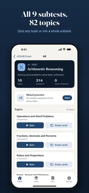 ASVAB Exam - Practice screenshot 2