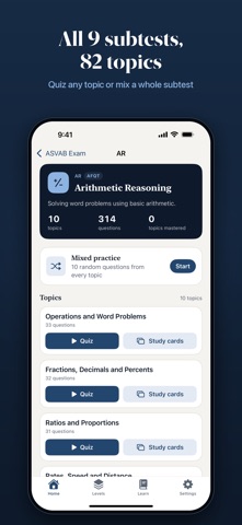 ASVAB Exam - Practice Screenshot 2 of 6