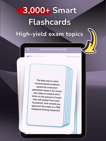 GRE Prep guide 2026 - GreFocus iPad screenshot