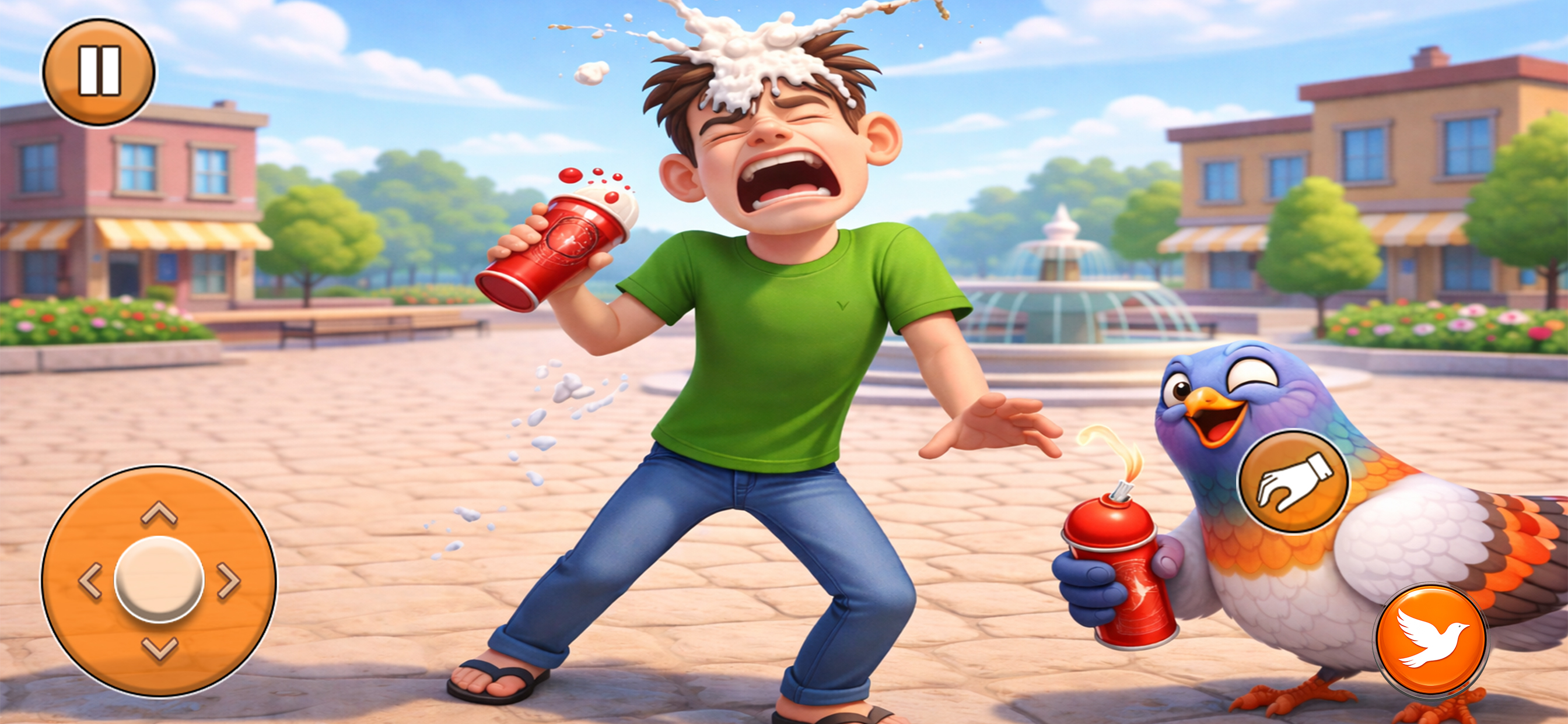 Little Pigeon Bird Pranks Game screenshot 5