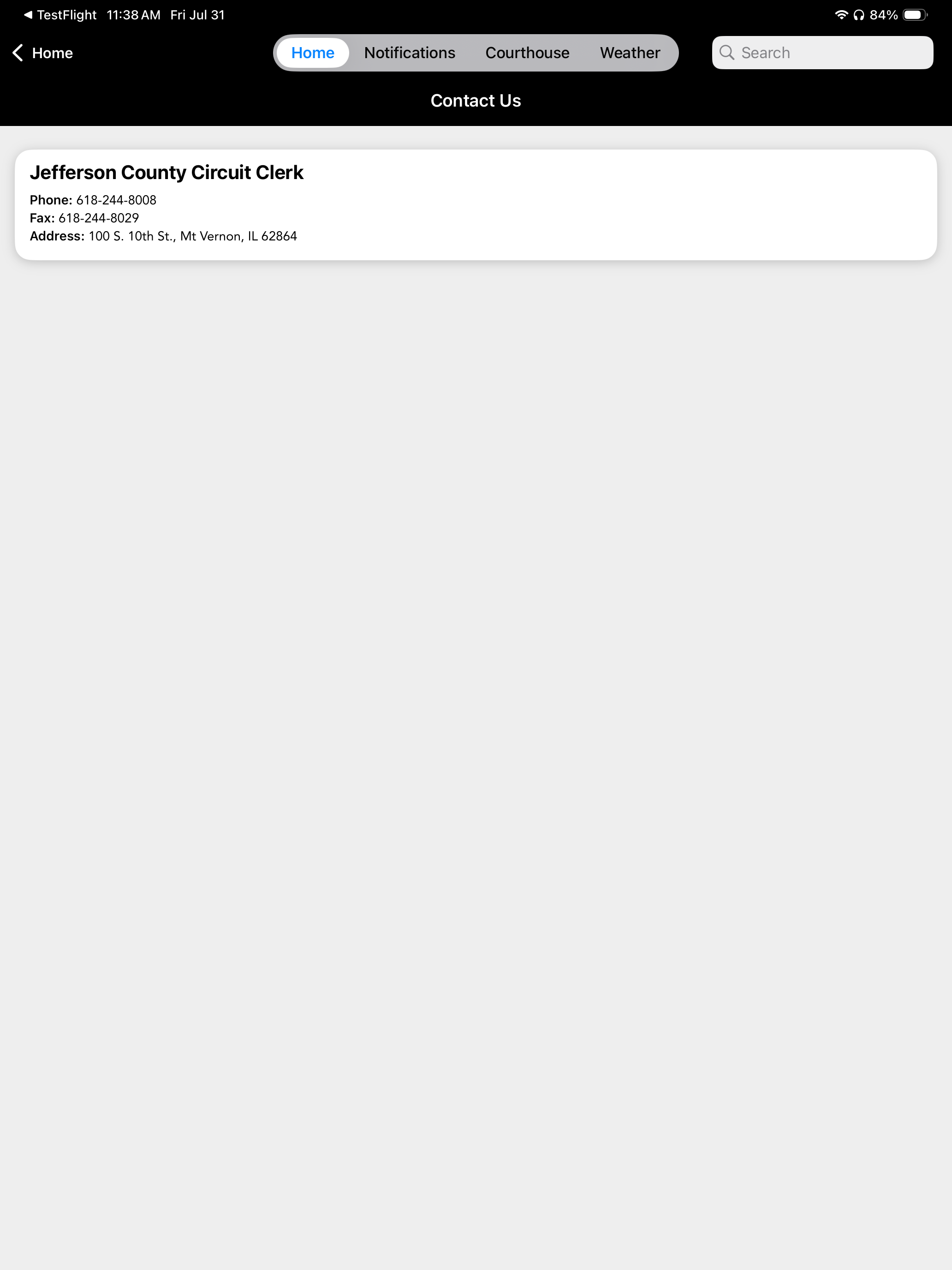 Jefferson Co. Circuit Clerk IL screenshot 5