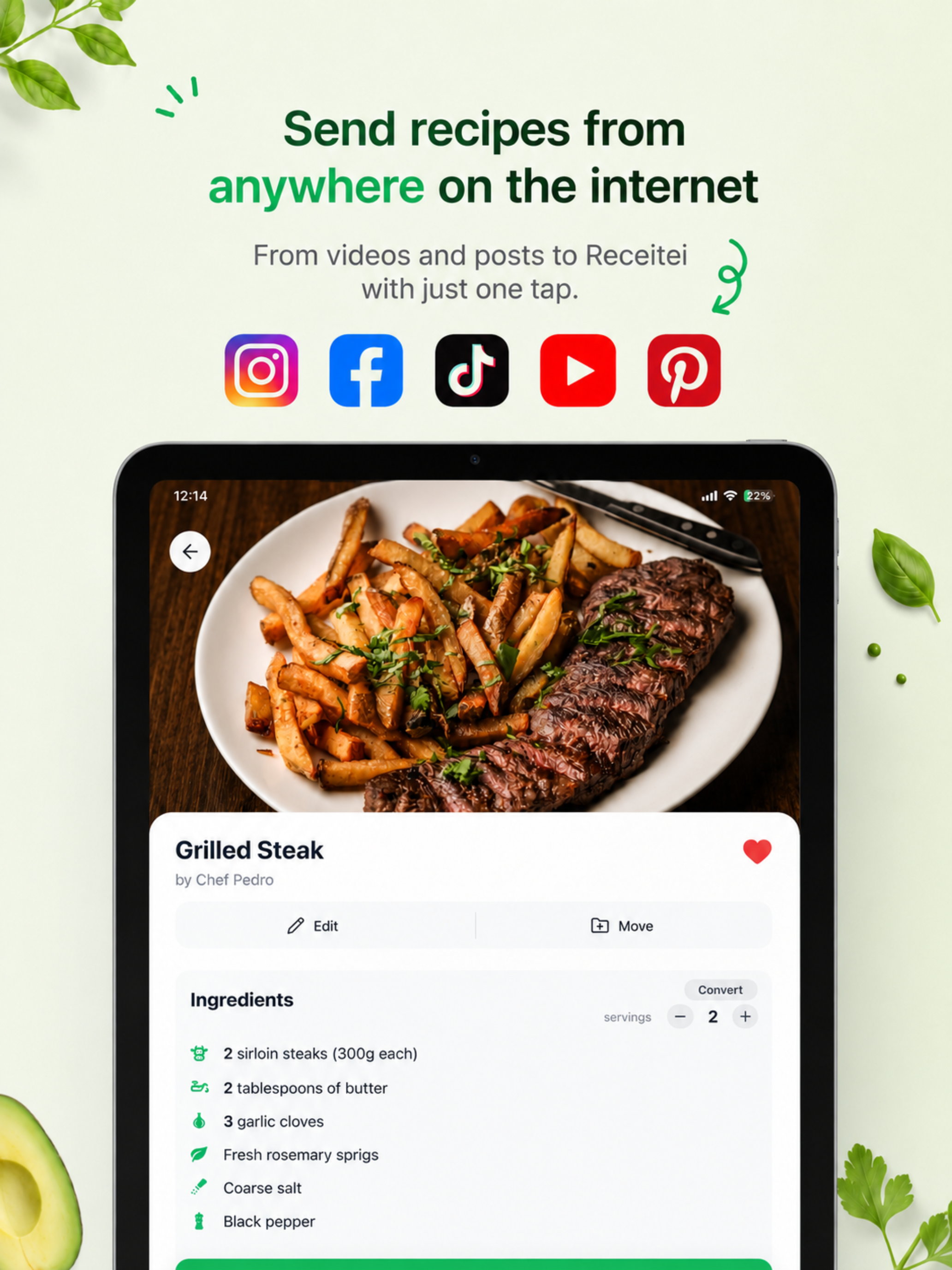 Receitei: AI Recipe Manager