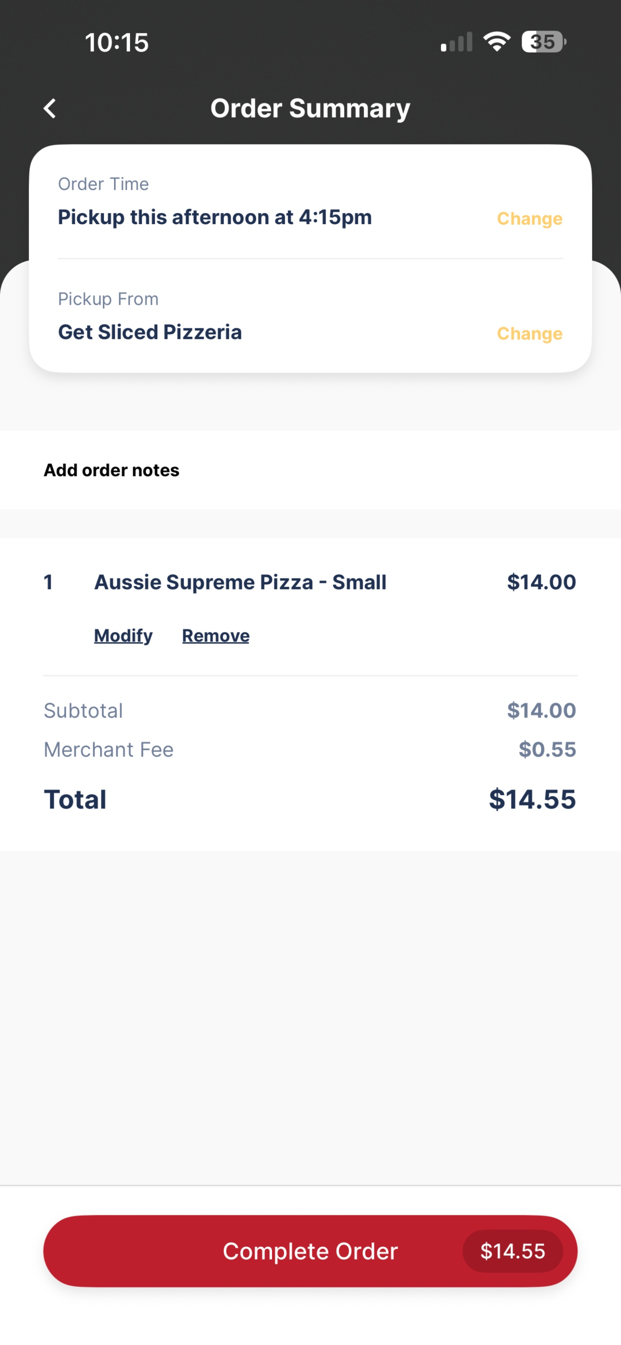 Get Sliced Pizzeria screenshot 3