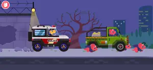 Dinosaur Police Car kids Games screenshot 4