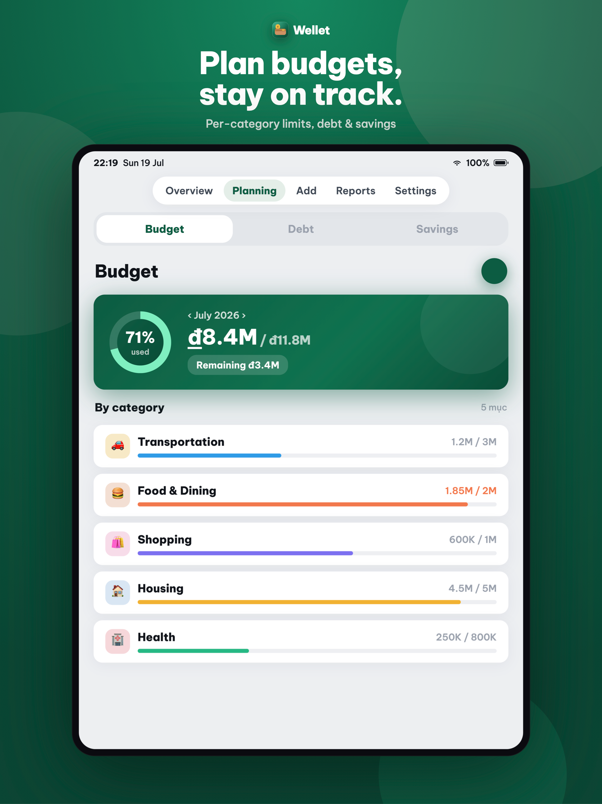 Wellet: Budget & Family Money screenshot 9