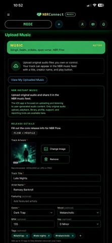 NBR Connect iPhone screenshot