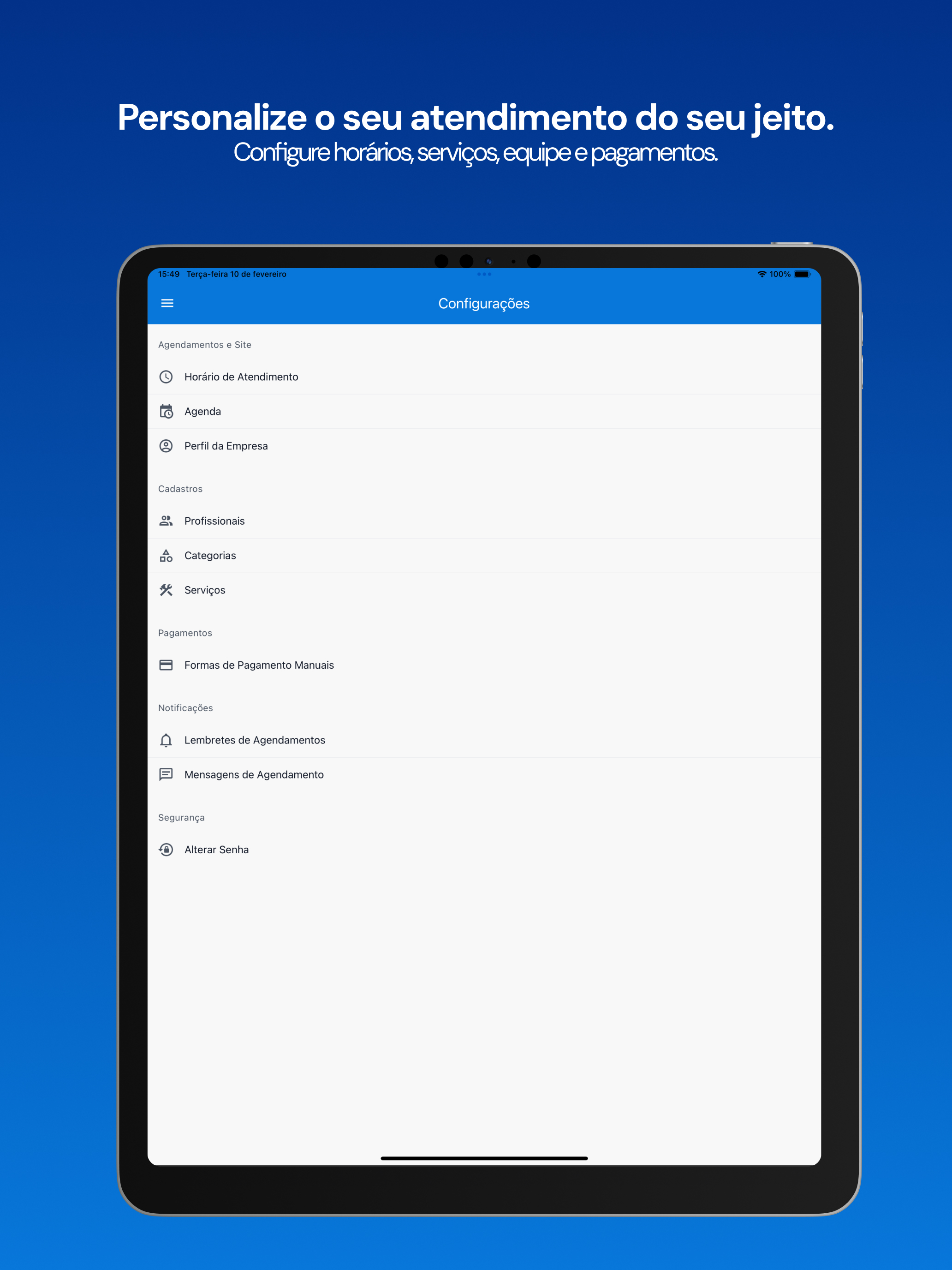TimoraUp: Agendamentos Online screenshot 8