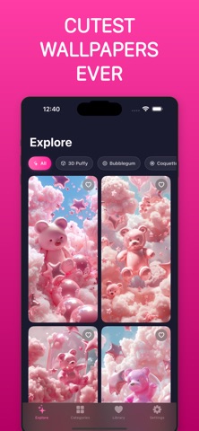 Girly Wallpapers - Cute Pink Screenshot 1 of 6