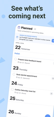 Free to do app screenshot