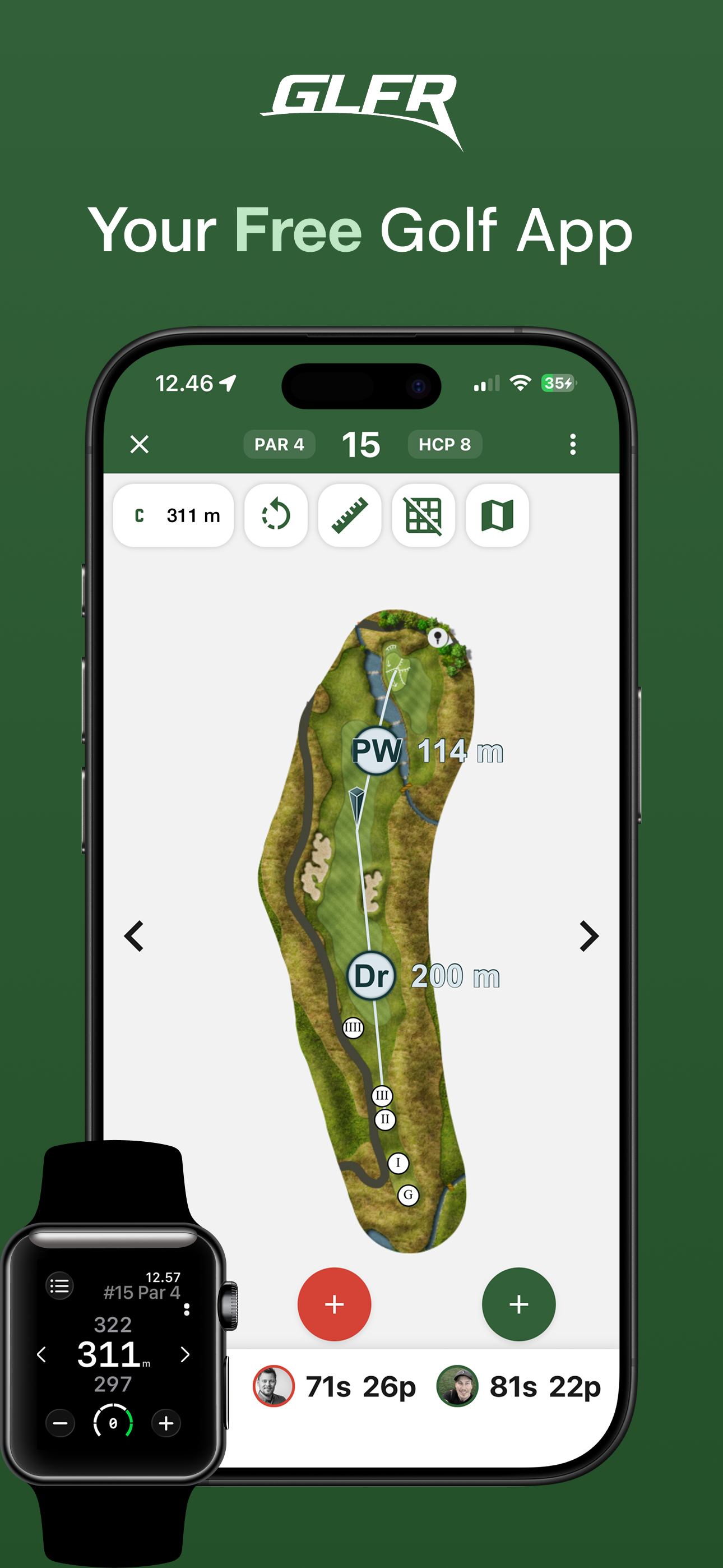 GLFR – Your Golf & Club App
