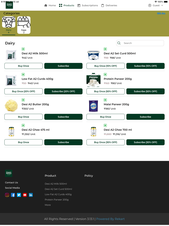 Screenshot #6 pour Organic Mandya Desi Milk