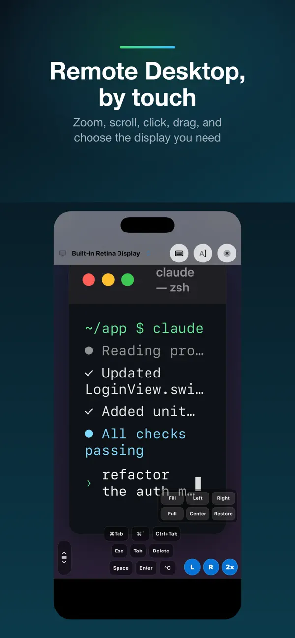 Screenshot #2 pour Shellcove · Remote Coding