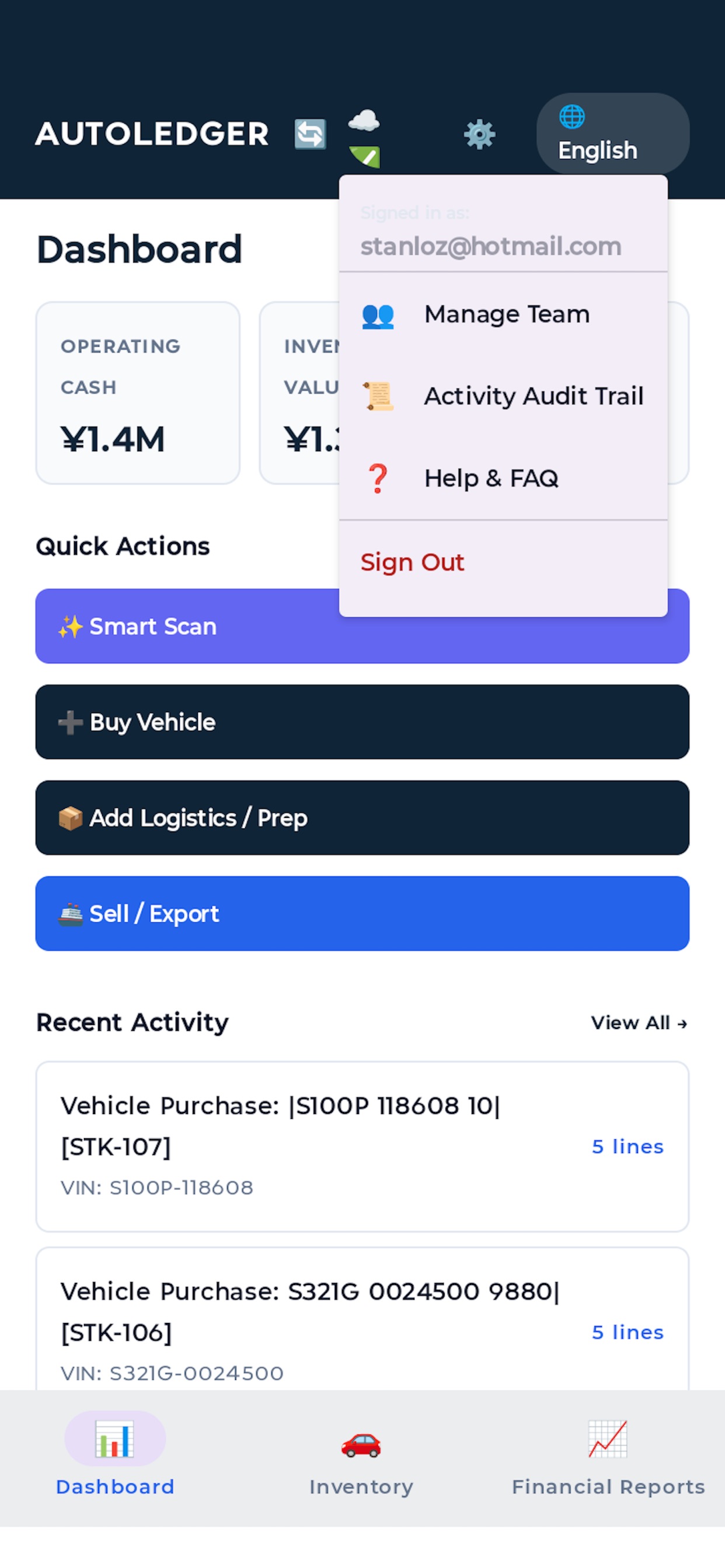 Screenshot 4 of AutoLedger: Dealer Inventory