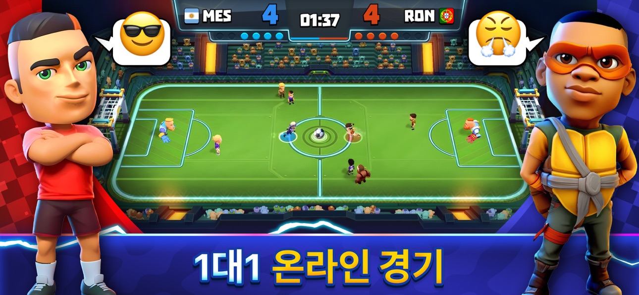 Goal Battle - Soccer Games iOS Mod IPA screenshot 1 - iOS game interface