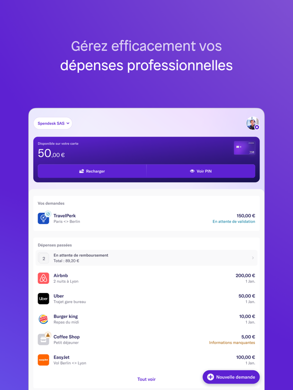 Screenshot #4 pour Spendesk