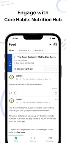 Core Habits Nutrition Hub screenshot