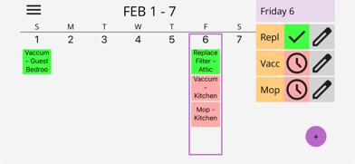 Chore Calendar Screenshot 1 of 8