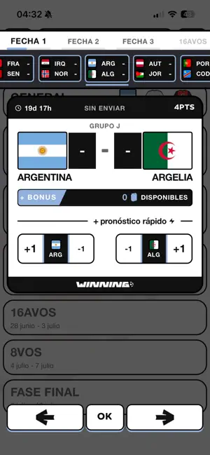 Winning Argentina iPhone screenshot 2