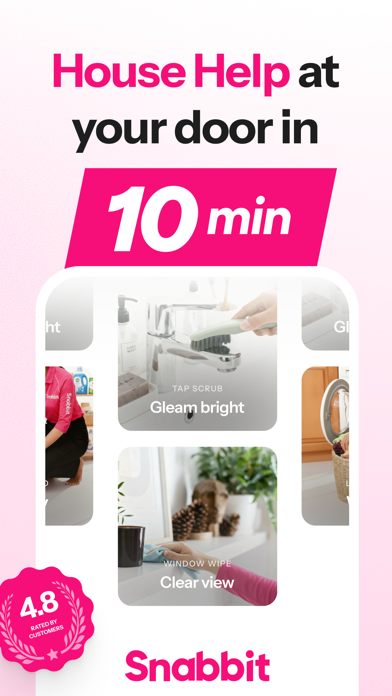Snabbit: House Help in 10 mins screenshot 1