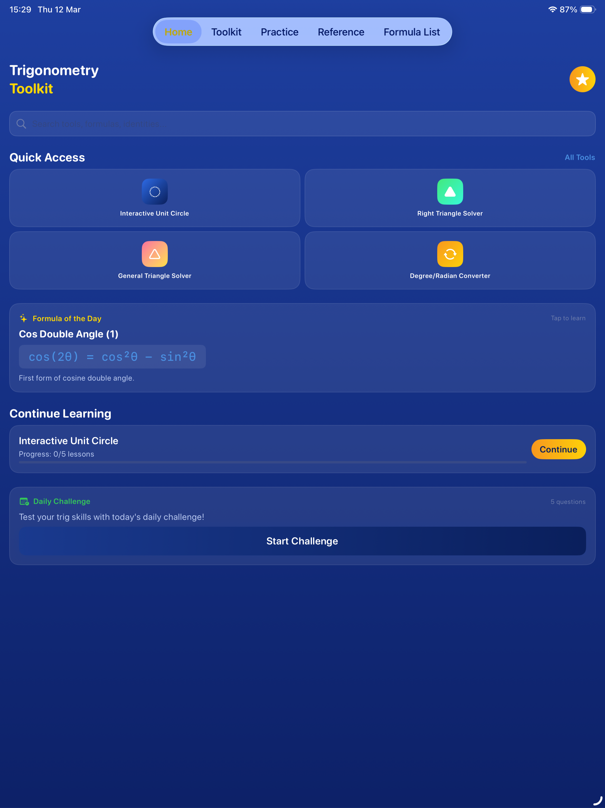 Trigonometry Toolkit by CS