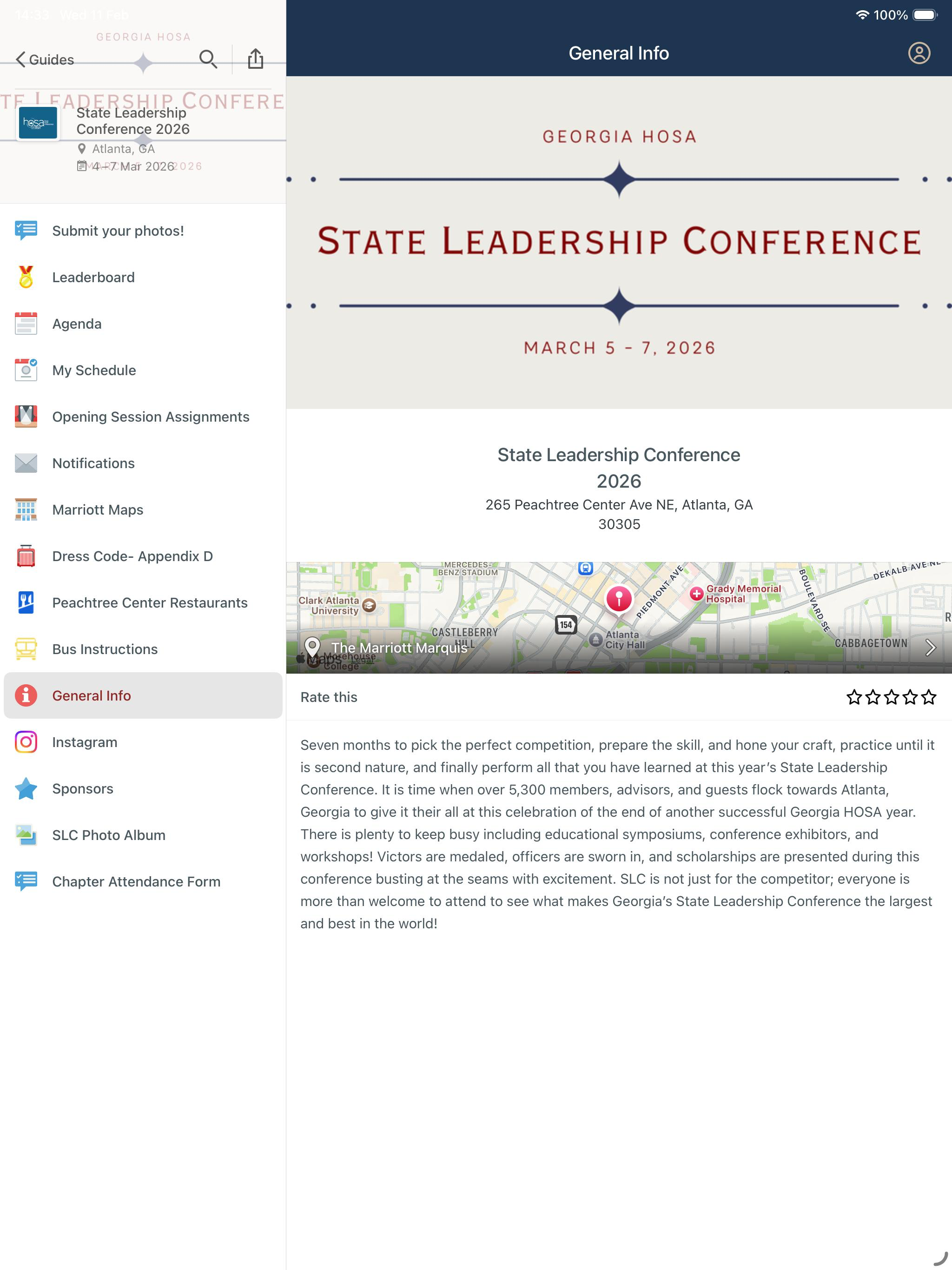 Georgia HOSA SLC 2026