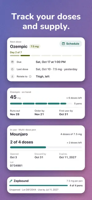Sato: GLP-1 & Weight Tracker screenshot 2