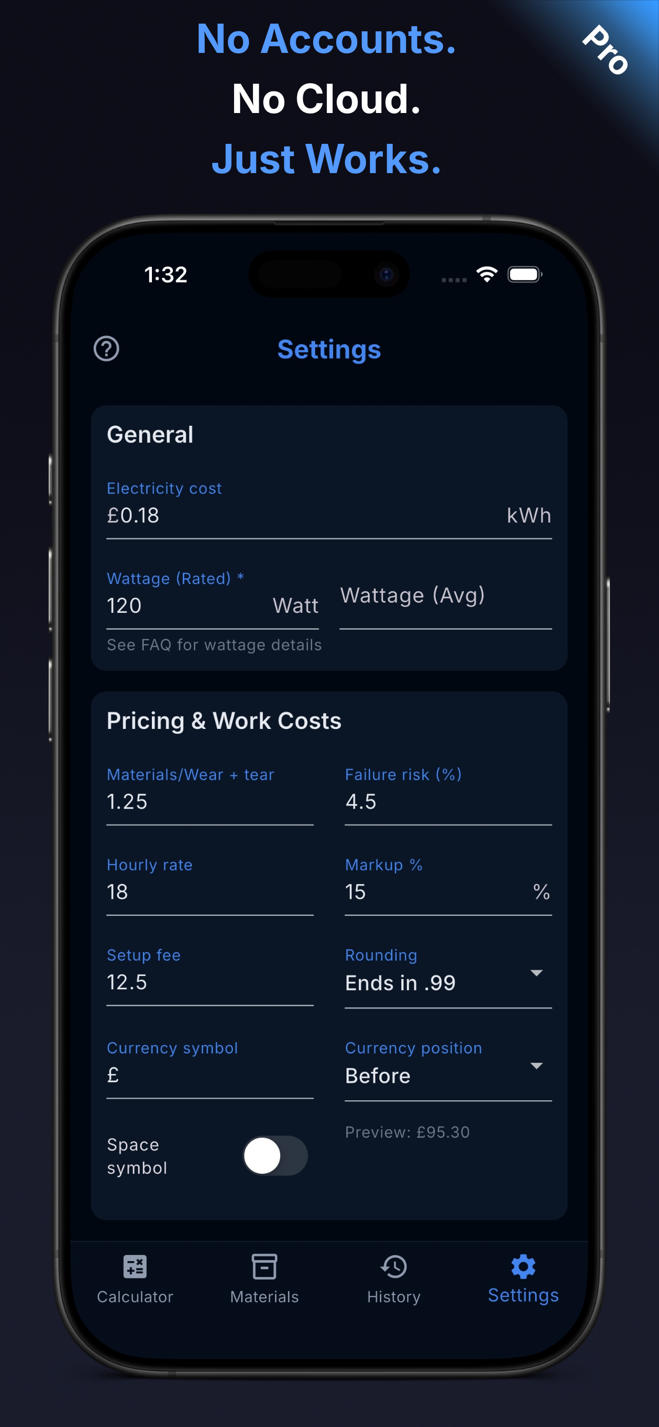 3D Printer Cost Calculator