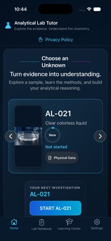 Analytical Lab Tutor screenshot 1