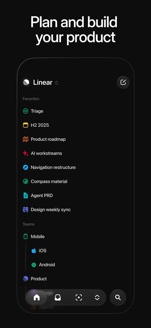 Linear, App Store screenshot 1