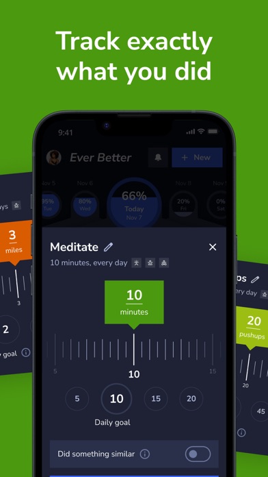 Ever Better - Actions for Life iPhone screenshot 6 - Health & Fitness app