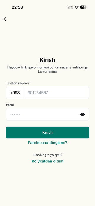 Avto Test Yangi Screenshot 5 of 7