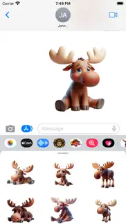 How to cancel & delete sad moose stickers 2