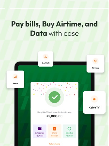 Zedvance: Loans & Bills iPad screenshot