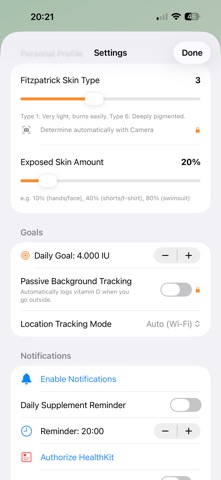 D3-Sync: Sun & Supplements Screenshot 4 of 6
